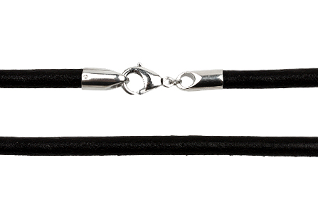 Kůže na krk 40cm, síla 4mm, černá