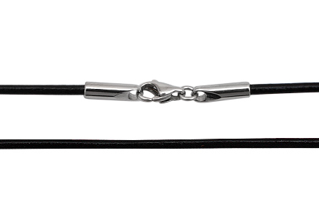Kůže na krk 80cm, síla 2mm, černá