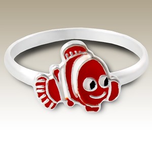 Prstýnky dětské - prstýnek Nemo Red