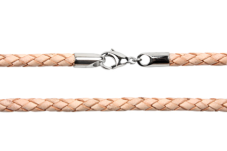 Kůže na krk Light Brown 45cm, síla 3mm 