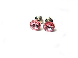 Náušnice  6mm Light Rose