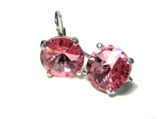 Náušnice Rivoli 12mm Light Rose Swarovski
