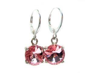   Náušnice Light Rose Swarovski visací