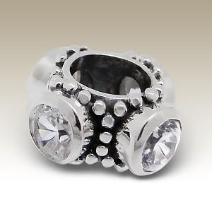 Pandora styl korálek 11mm se zirkony Clear
