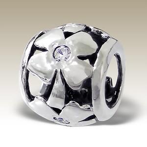   Pandora styl korálky stříbrné 10,3x8,7mm