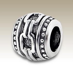 Pandora styl korálek  9x8mm