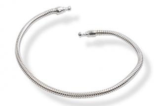 Náramek styl Pandora 18cm - stříbrný
