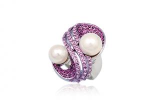 Prsten Violet 35x25mm
