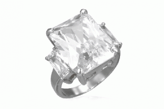  Prsten se zirkonem 13x16mm