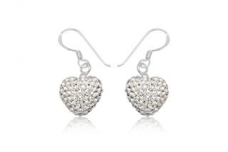       Náušnice srdíčka Swarovski