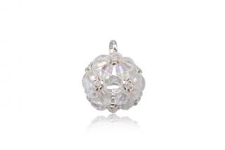 Přívěsek 21mm Clear - přívěsky Swarovski Elements