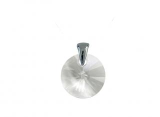 Stříbrný přívěsek 12mm Clear