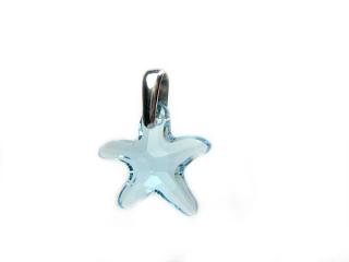 Přívěsek mořská hvězda 20mm Aquamarine
