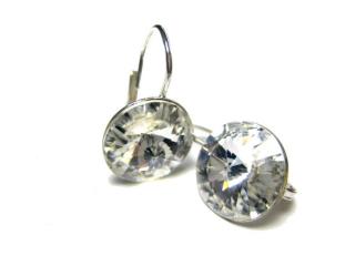 Náušnice Rivoli 12mm Clear Swarovski