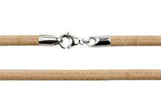 Kůže na krk 40cm, síla 4mm - přírodní kůže