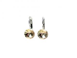 Náušnice Rivoli 10mm Light Gold Swarovski