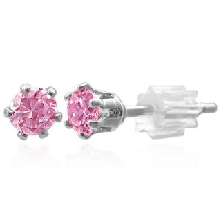 Náušnice  2,6mm Light Rose