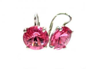    Náušnice Rivoli 12mm AB Rose Swarovski