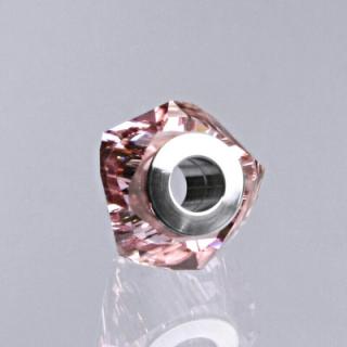 Korálek Light Rose Swarovski Elements