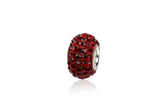 Korálek Swarovski Elements Dark Red