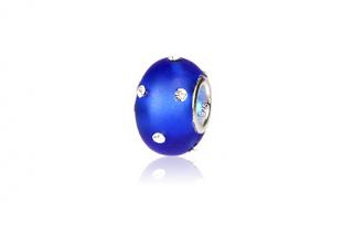 Pandora styl Swarovski Elements Blue a Clear
