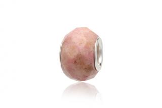 Pandora styl korálek 13x9mm Růženín