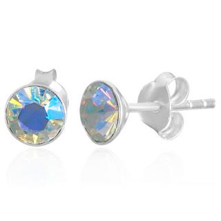 Náušnice  5mm AB Swarovski