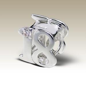 Pandora styl korálek 11x8mm