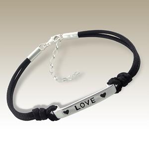    Náramek love 17 - 20,5cm