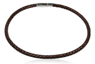 Kůže na krk 45cm, síla 9mm hnědá
