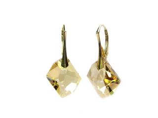 Náušnice pozlacené se Swarovski Elements Cosmic