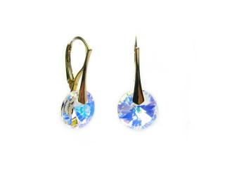 Náušnice pozlacené se Swarovski Elements AB