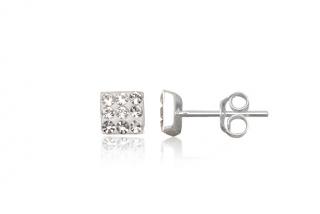 Náušnice  5mm Clear Swarovski Elements