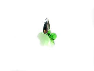 Přívěsek kytička 12mm Peridot