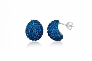      Náušnice Swarovski Blue 