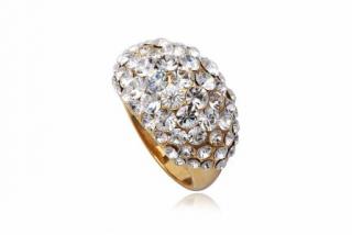   Prsten Gold Swarovski Elements
