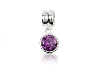 Pandora visací se zirkonem Violet 