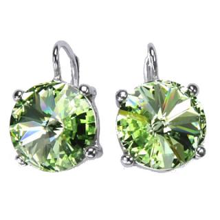    Náušnice Chryzolit Swarovski