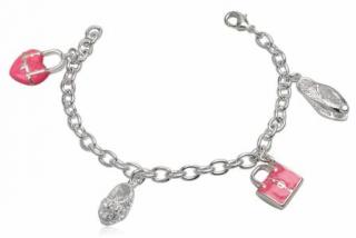  Náramek s přívěsky Pink