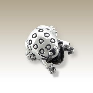 Pandora styl korálek 10mm žába