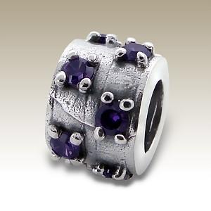   Pandora styl korálek 10x7mm se zirkony 
