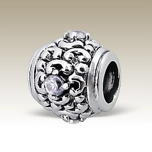 Pandora styl korálek 10mm se zirkony Clear
