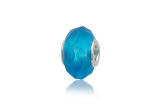 Pandora styl korálek Aquamarine matt
