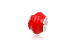 Pandora styl korálek 10x 9mm Red