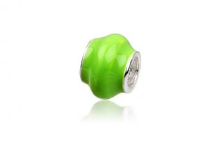 Pandora styl korálek 10x 9mm Green