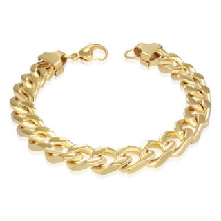 Pánský náramek 23cm Gold Plated