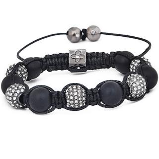 Náramek Shamballa - Black II