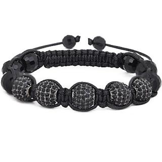 Náramek Shamballa - Black IV