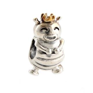 Pandora styl korálek 15x8mm Gold-Silver