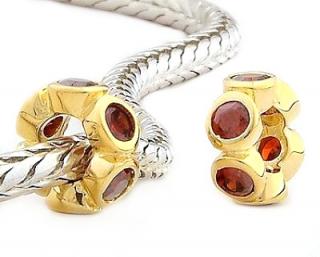 Pandora styl korálek Gold 